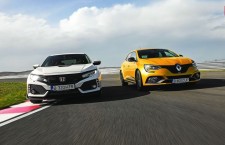 Test Drive: Renault Megane RS vs Honda Civic Type-R – Orgolii măsurate
